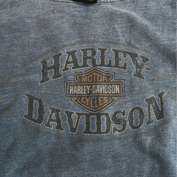 Harley-Davidson Grand Canyon Bellemont, Arizona, Blue Sweatshirt M - Picture 2 of 4